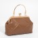 Clamp bag on the farmar, brown color