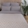 Blanket - chevron cover, size 150x200 cm, beige color