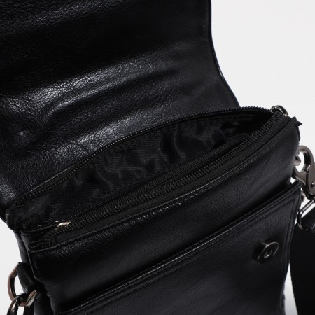 Male bag, black color-5