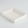 BECOUSE for cookies with a transparent lid 16 x 13 x 3 cm