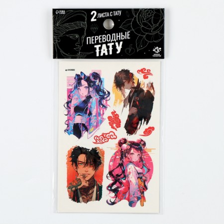 Translated tattoos "Anime", 2 sheets-2