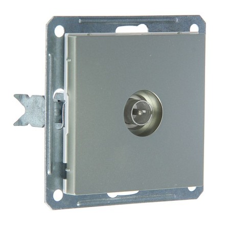 Television socket "W59" Sche RTS-151-4-86, single, hidden, terminal, champagne color