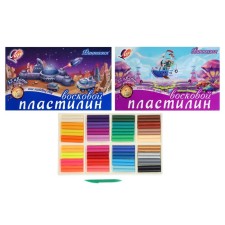 Soft plasticine (wax), 32 colors, 475 g, 