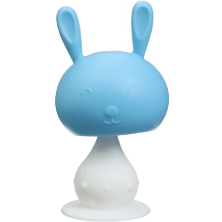 A set of silicone teeters "My Bunny", with a rattle, 3 pcs, in the case, Kroshka I-4
