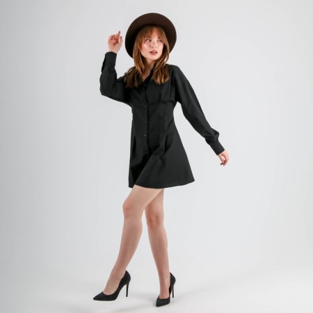 SL-shirt dress, 44, black-1
