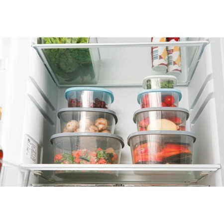 A set of food containers Ricco, 3 pcs: 230 ml, 500 ml, 900 ml, square, assorted color-10