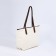 Zipper bag with lightning, white color