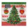 New Year's napkins paper Desna Design "New Year's spruce", 1 layer, 24x24 cm, 40 pcs