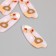Decor for the work of acrylic "Flowers in a vase. Abstraction" 0.2x1.8x4.5 cm