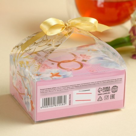 Black tea "Since March 8" Taste: strawberries, 50 g.-3