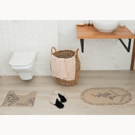 A set of bathroom rugs Ethel "Beautiful" 2 pcs, 48x78 cm, 40x45 cm-6