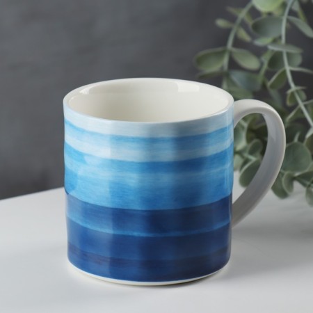 Ceramic "Sea" mug, 350 ml, blue color-1