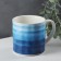 Ceramic "Sea" mug, 350 ml, blue color