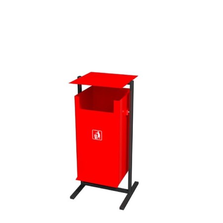 Urn 30 l "dwarf", red color