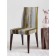 Czech on the chair "Blurred stripes", decorative, velor