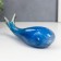 Souvenir Glass "Blue Whale" under the Muranian glass 9x7x20 cm