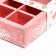Box for sweets 6 pcs, white-pink "deer", 13.7 x 9.85 x 3.86 cm