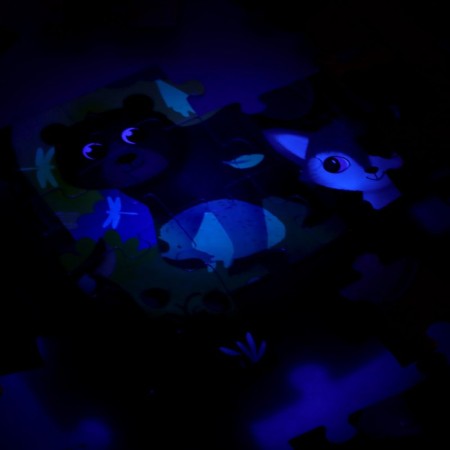 Puzzle with a flashlight "On the forest edge", 63 details-5