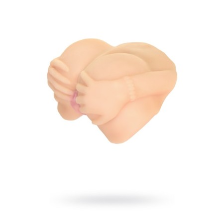 Masturbator Realistic Toyfa Juicy Pussy Nicole with vibration, TPR, bodily, 19 cm