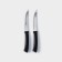 Set of kitchen knives Tramontina Felice, 2 pcs, black color