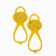 Ice steps 5 spikes size 26-35, yellow, children's