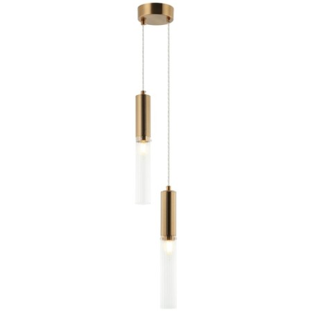Wall-flowing lamp SATORI 2XE14 40W, size 15-300x6-7x53-150 cm, bronze color-1