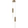 Wall-flowing lamp SATORI 2XE14 40W, size 15-300x6-7x53-150 cm, bronze color