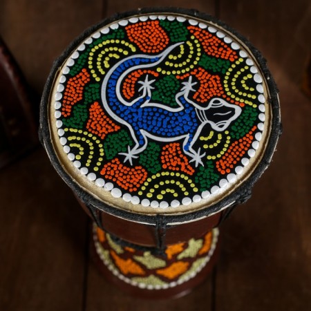 Souvenir musical instrument "Different drum -jambe" 13x13x24 cm, mix-11