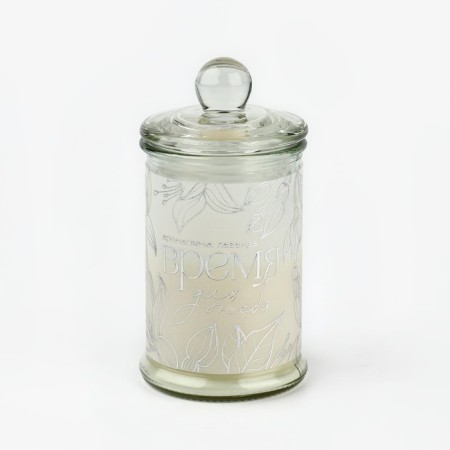 Aromatic candle "Time for you", lavender aroma, 11.5 x 5.8 cm.-2