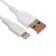 Cable D-01L, Lightning-USB, 1 m, 2.4 A, charging + data transfer, white
