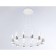 LED LED SCREED OF AMBRELLA LIGHT, LINTECH, FL6205, LED, 72 W, 5400LUM, 4200K, white color, chrome