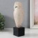 Souvenir Polystone "Owl - the user of the siberian on the hemp" Sand 8.5x7x19 cm