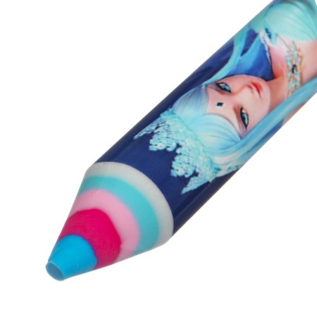 Figure eraser in the form of a pencil "Princess", barcode on a thing, mix-5