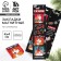 New Year. Magnetic bookmarks in the postcard “C NG, shorter”, 4 pcs