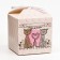 Folding box "with all my heart", 10 x 10 x 10 cm