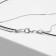 Pendant "chain" totem, ring with a needle, black color in silver, 70cm