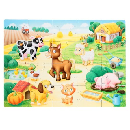 Puzzle "Who lives in the village?", 20 elements-3