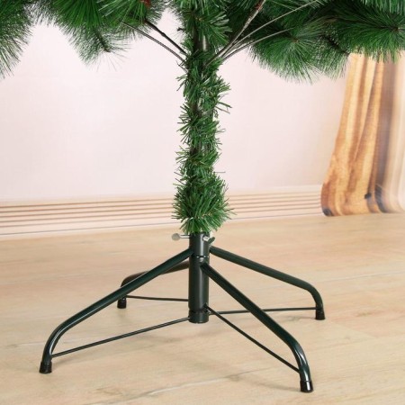 Cedar green cones 210 cm, D of the lower tier 110 cm, D needle 10 cm, 373 branches, metal stand-2