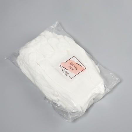 Cotton gloves, size S, steam, packing 12 pcs, white color-4