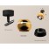 A set of rotary lamp with additional backlight by Ambrella Light, Techno, XM1105001, GU5.3, Color Gold Golbed Polized, Black Sand