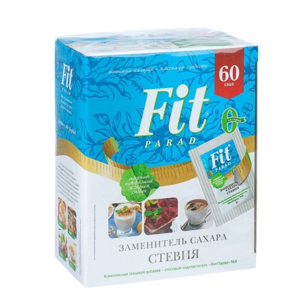 Sugar substitute Fitparad No. 8, sugar substitute (stevia), 60 g