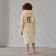 Terry robe of children's "Rock" rr 32 (110-116 cm), beige