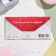 Money envelope "Happy Birthday!" red flowers, coffee, 17x8 cm