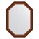 Mirror in the baguette frame, walnut 65 mm, 62x82 cm