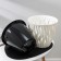 Kashpo for flowers with an insert "Inspiration", 7.5 l, white/black color