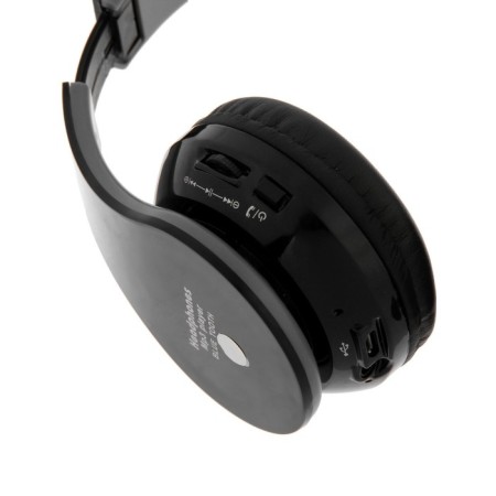 Luazon RX-10 headphones, wireless, invoices, Microsd, FM, folding, black-3