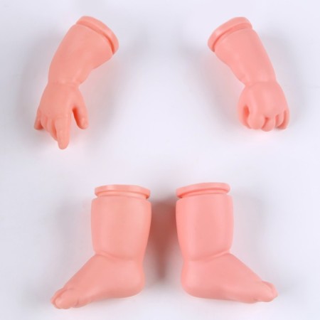 Set for making dolls: 2 hands, 2 legs, for dolls 60 cm