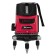 Laser level MTX CRX-30R 35030, 2 red rays, ± 0.3 mm/m, 5/8 ", range 30 m