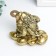 NECSK Polystone for bronze "Cash toad on the ingots of gold" 4.7x6.5x6.3 cm