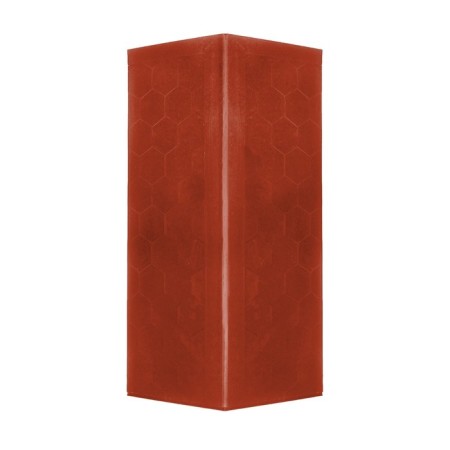 PPK parapet for a fence span, 50 × 28.5 × 2.5 cm, terracott, "flexible tile"-3
